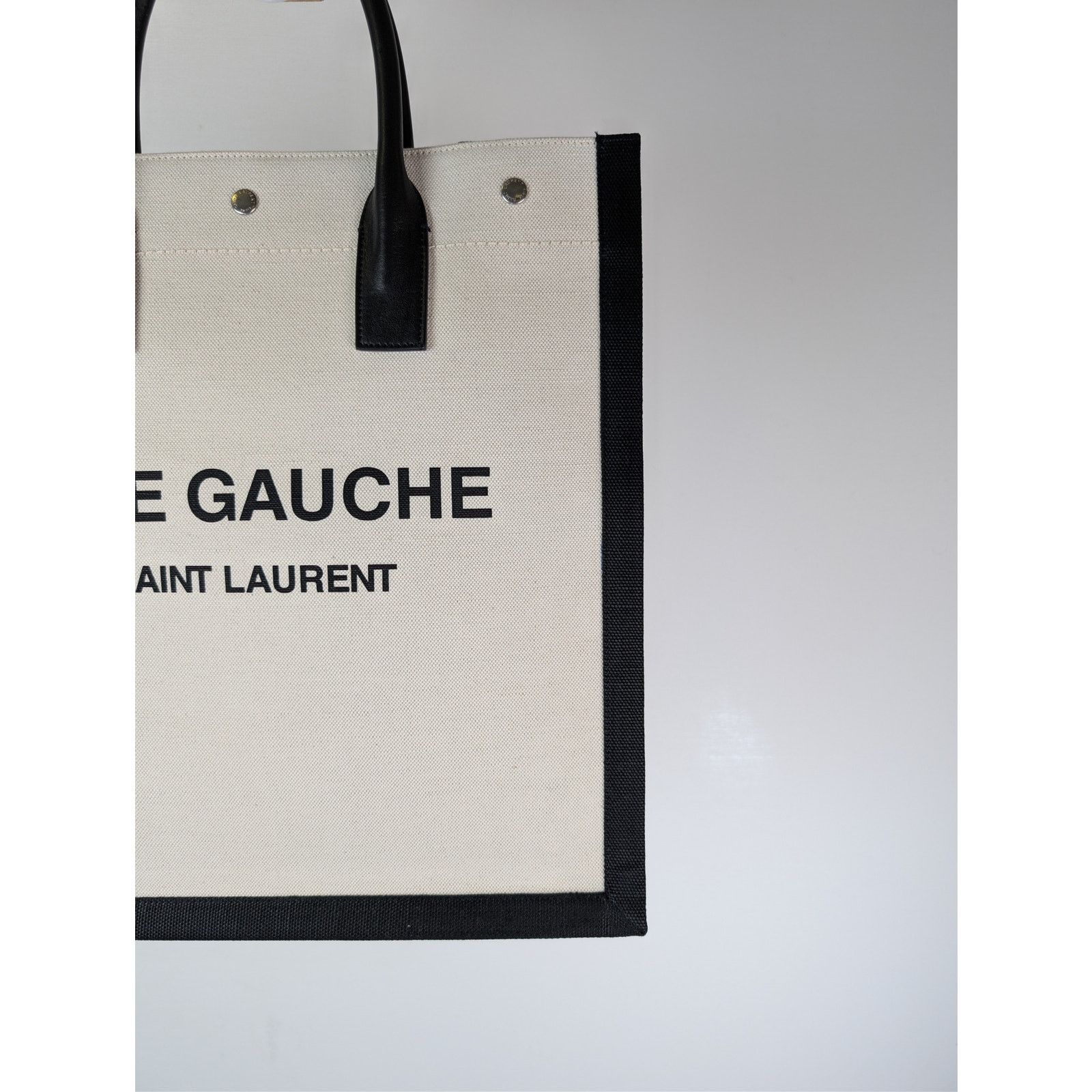 Saint Laurent Paris o1rshd1 Q:2 / Size: OS / Rive Gauche North / South Tote Bag Size ONE SIZE - 3 Thumbnail