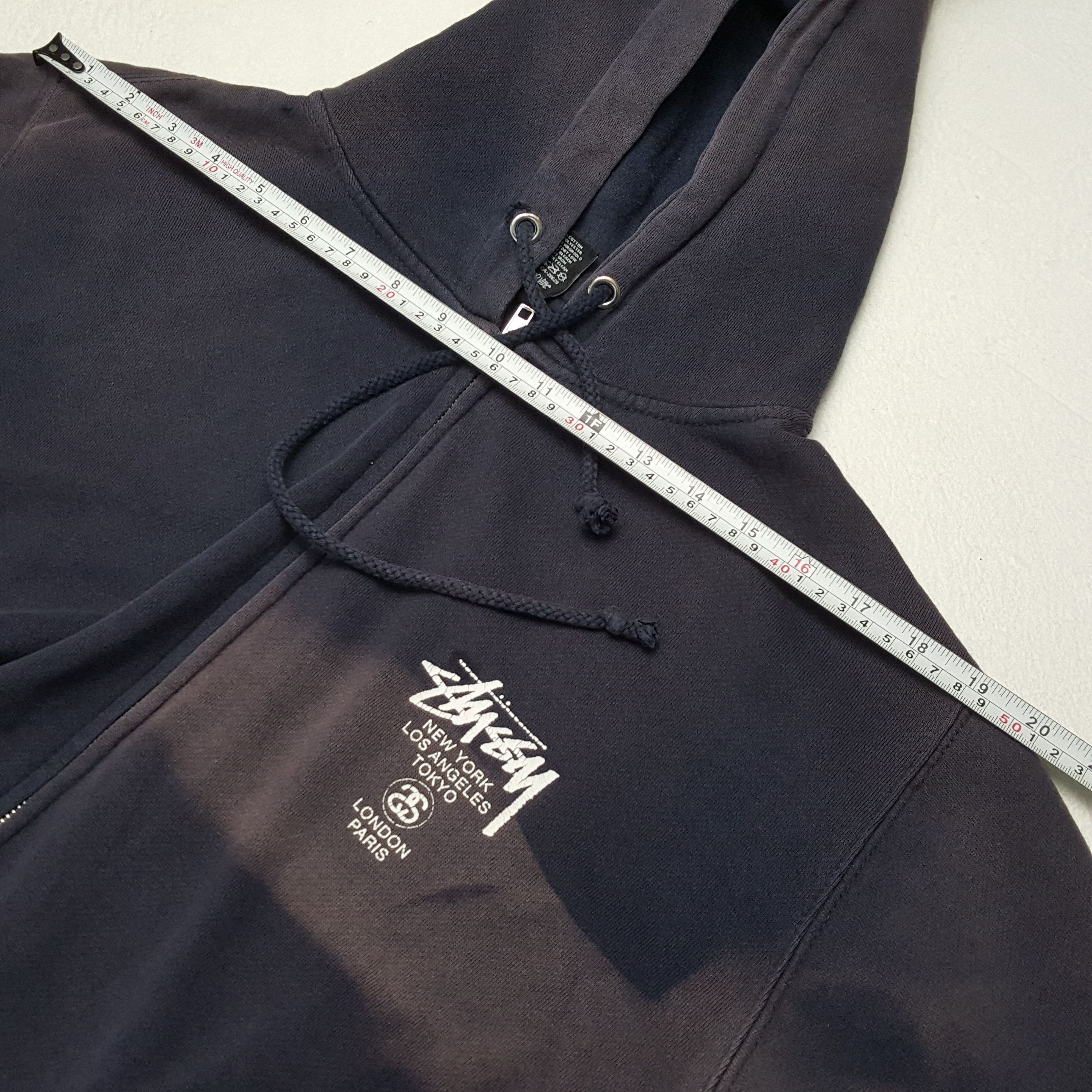 Stussy × Vintage Vintage STUSSY Streetwear Skateboard Distressed Hoodies Size US L / EU 52-54 / 3 - 5 Thumbnail