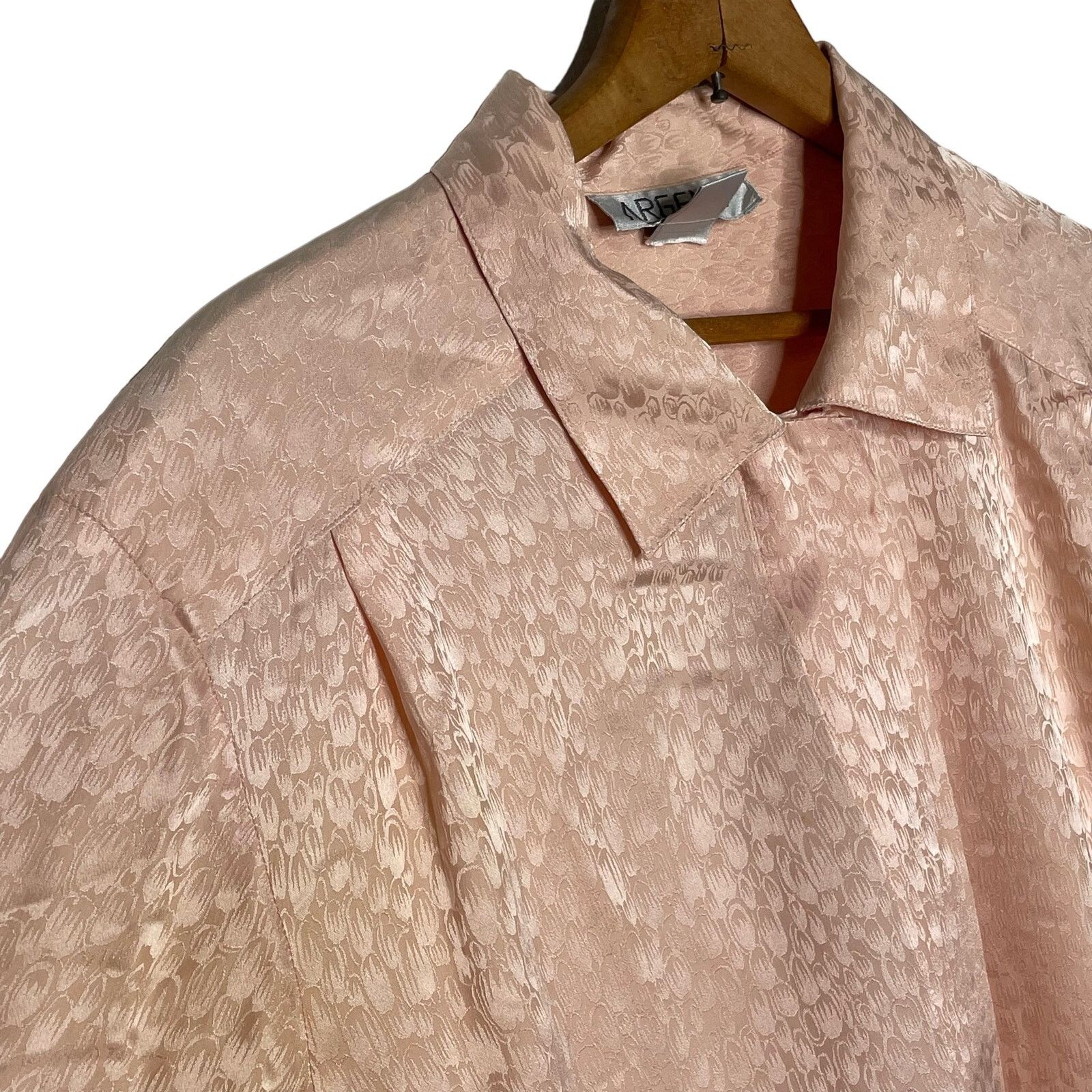 Vintage Vintage Argenti Pure Silk Blouse Size 10 Size L / US 10 / IT 46 - 4 Thumbnail