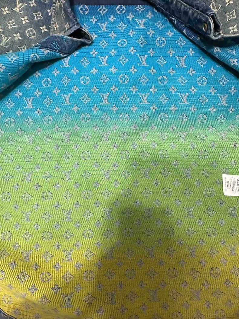 Louis Vuitton Louis Vuitton Full-print denim short sleeve 2502-Nextarrow Size US XXL / EU 58 / 5 - 3 Thumbnail