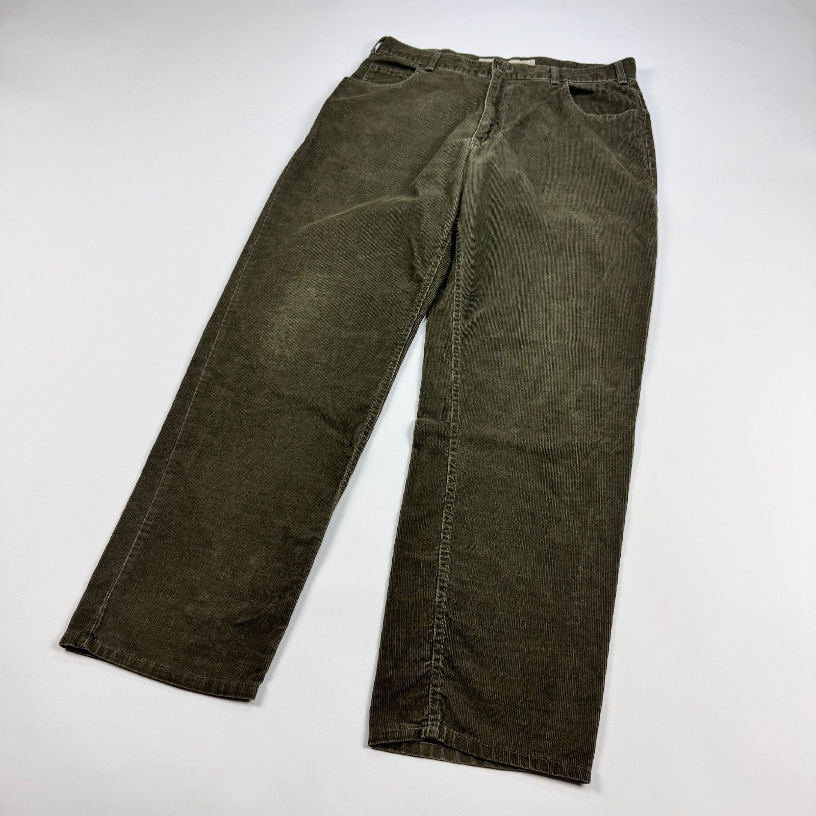 Abercrombie & Fitch VTG Abercrombie & Fitch 36x32 Corduroy Pants USA Green Size US 36 / EU 52 - 9 Thumbnail