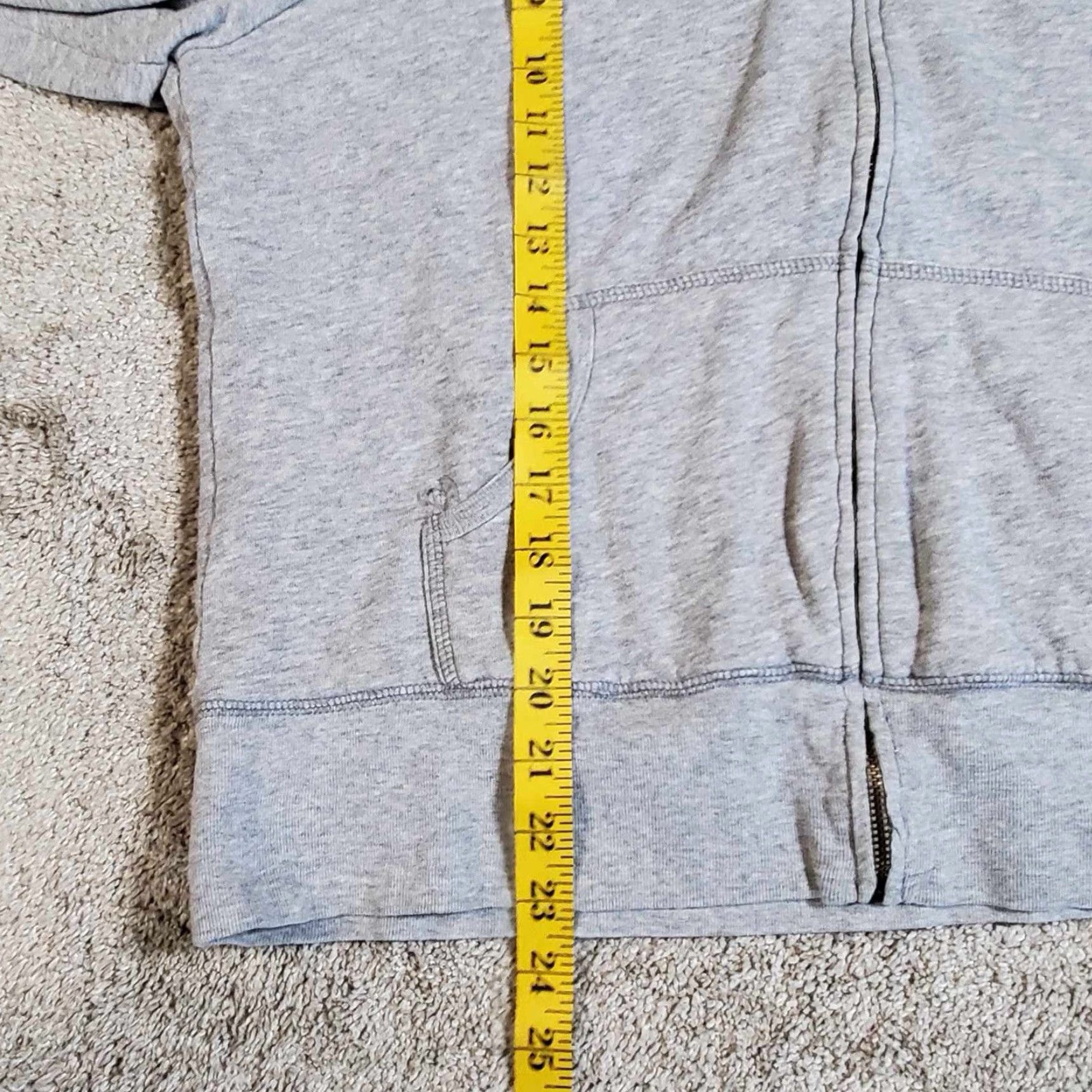 Vintage VINTAGE Aeropostale Full Zip Hoodie XL Unisex Adults Gray Grunge Y2K Size XL / US 12-14 / IT 48-50 - 6 Thumbnail