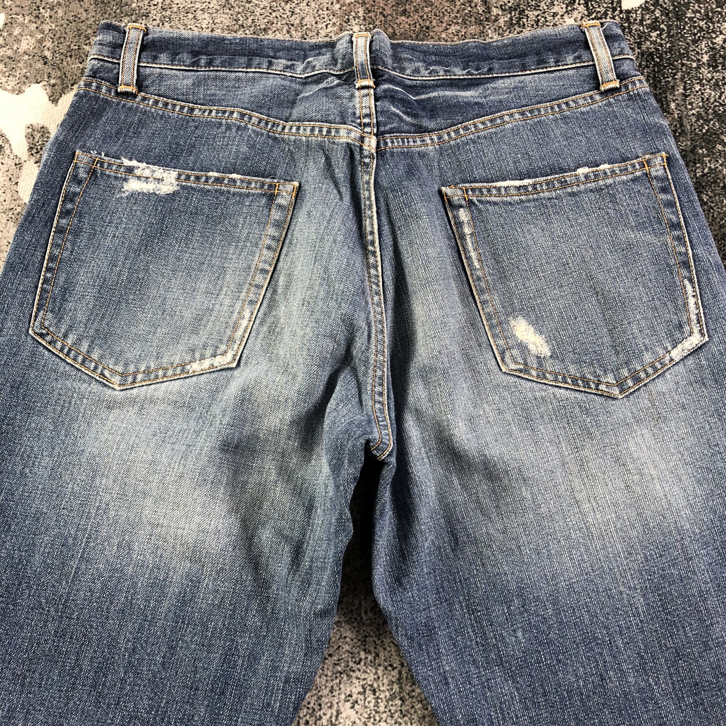 Japanese Brand Japanese Brand Blue Way Jeans Distressed Denim KJ1695 Size US 33 - 4 Thumbnail