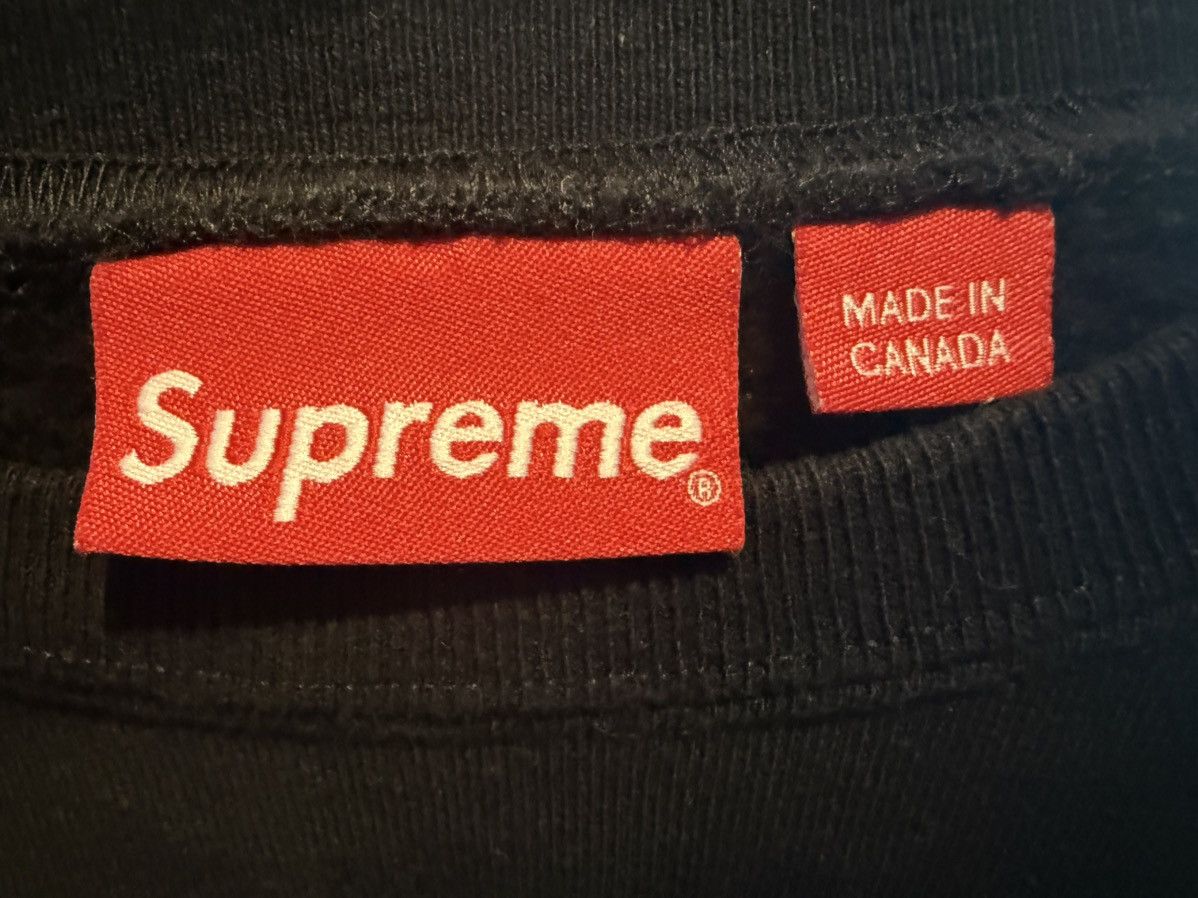 Supreme Supreme Side Arch Crewneck Black Size US L / EU 52-54 / 3 - 3 Thumbnail