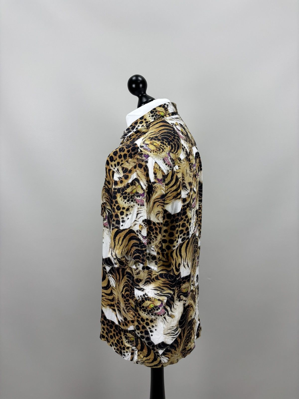 Allsaints Mens viscose shirt animal print All Saints Size M Size US M / EU 48-50 / 2 - 9 Thumbnail