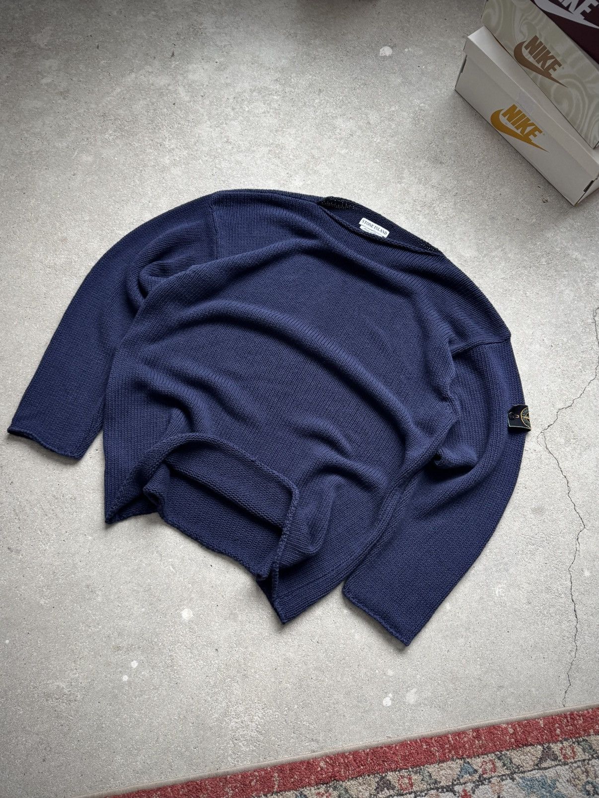 Stone Island RARE 1984 Vintage Stone Island Knit Sweater Size US XXL / EU 58 / 5 - 3 Thumbnail