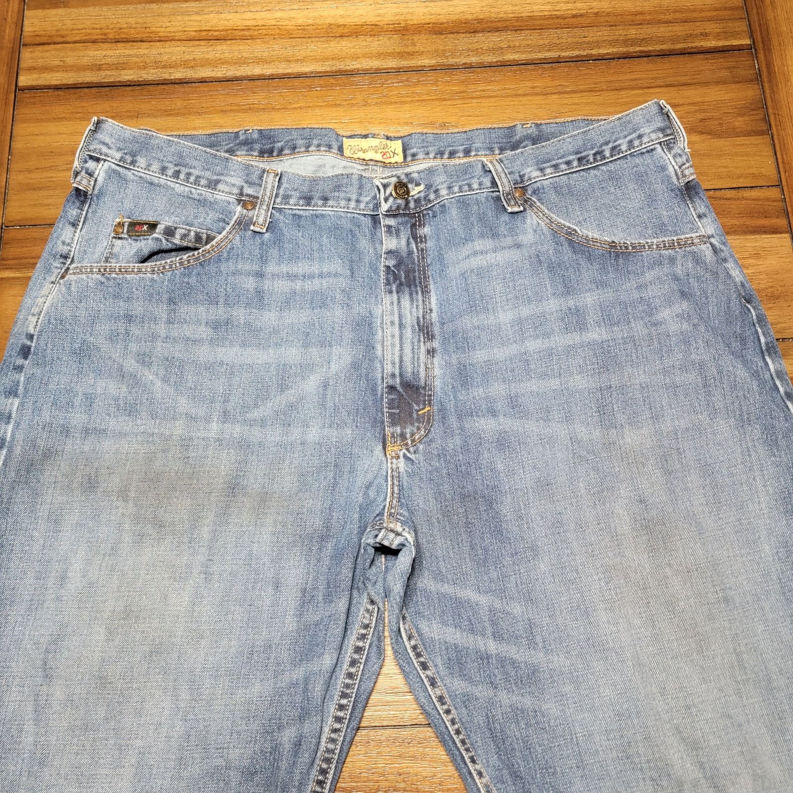 Wrangler Wrangler 20X Straight Denim Jeans - Size 42 X 32 Size US 42 / EU 58 - 2 Thumbnail