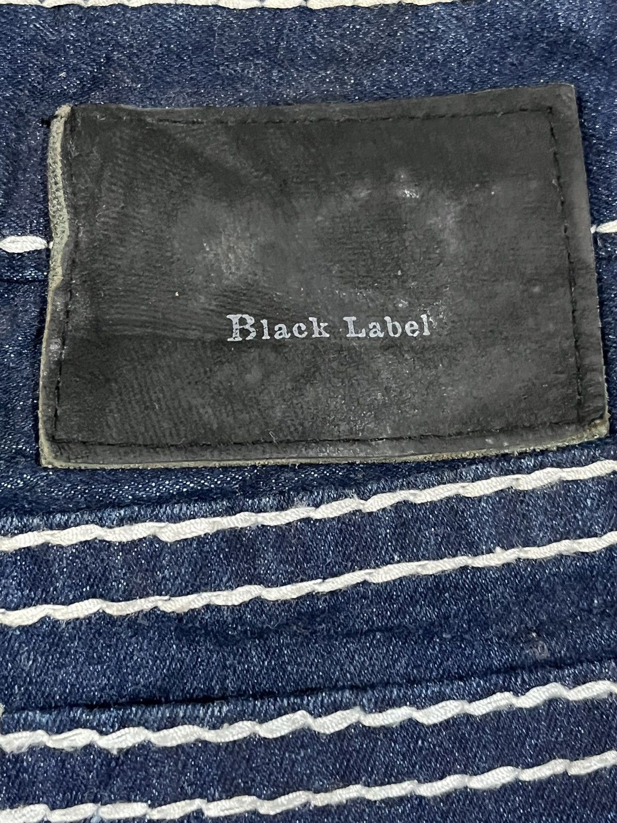 Who Decides War Vintage Black Label Flare Denim Size US 33 - 13 Thumbnail
