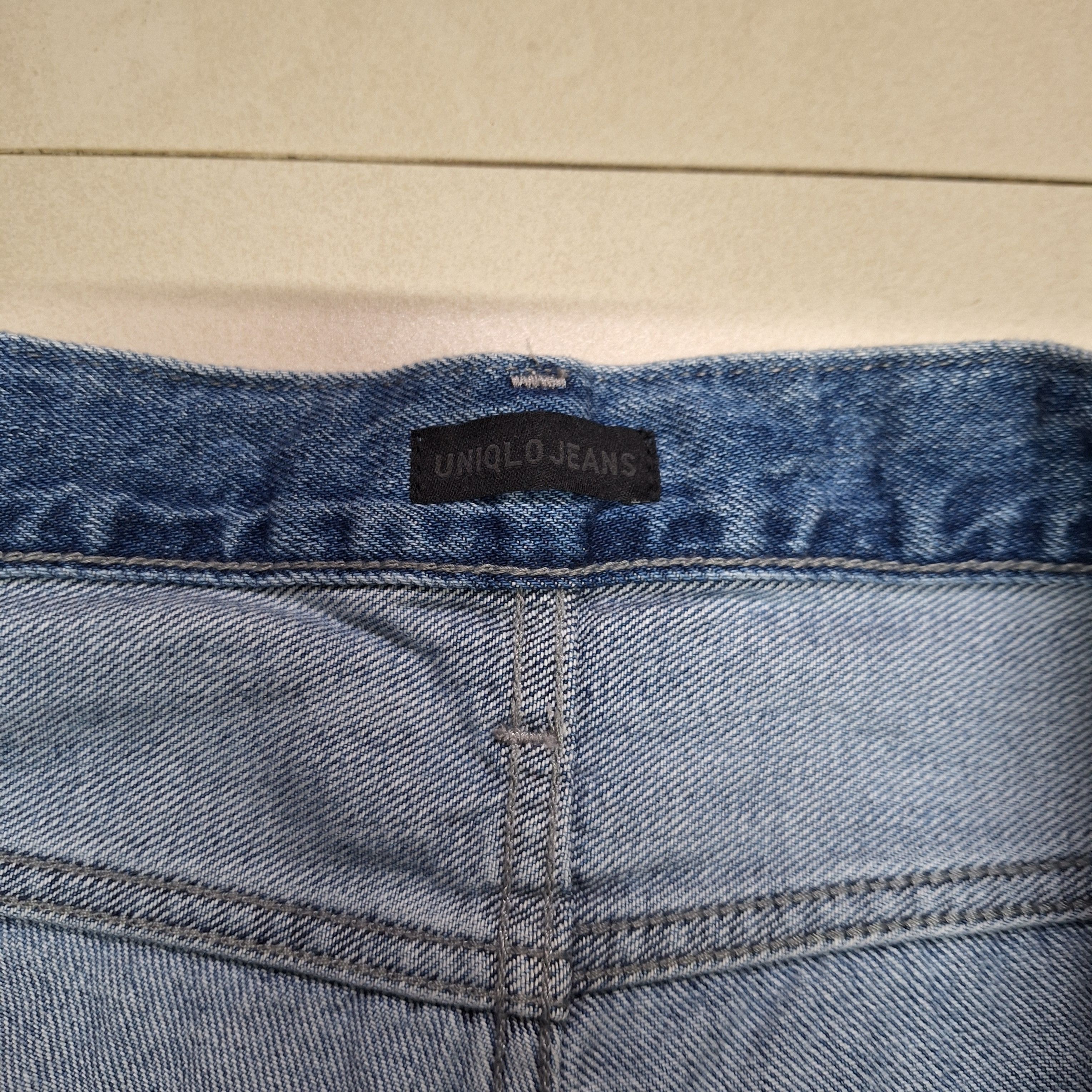 Uniqlo Uniqlo Wide/Baggy Jeans Size US 31 - 5 Thumbnail
