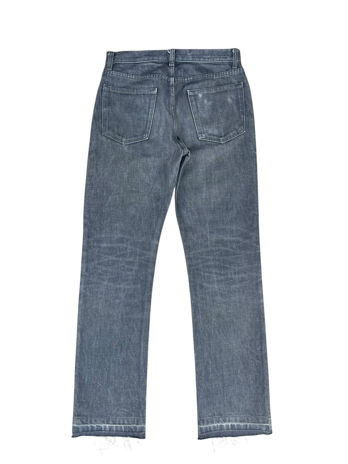 Vintage Helmut Lang Italian Cut Faded Mud Grey Denim Jeans