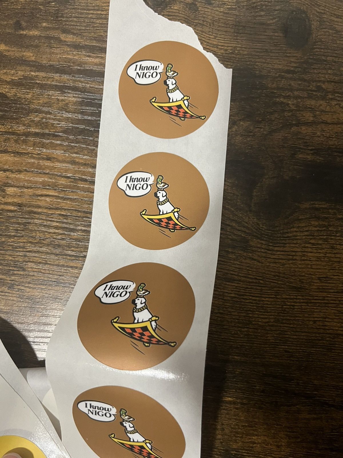 Nigo I know nigo sticker pick your color Size ONE SIZE - 7 Thumbnail