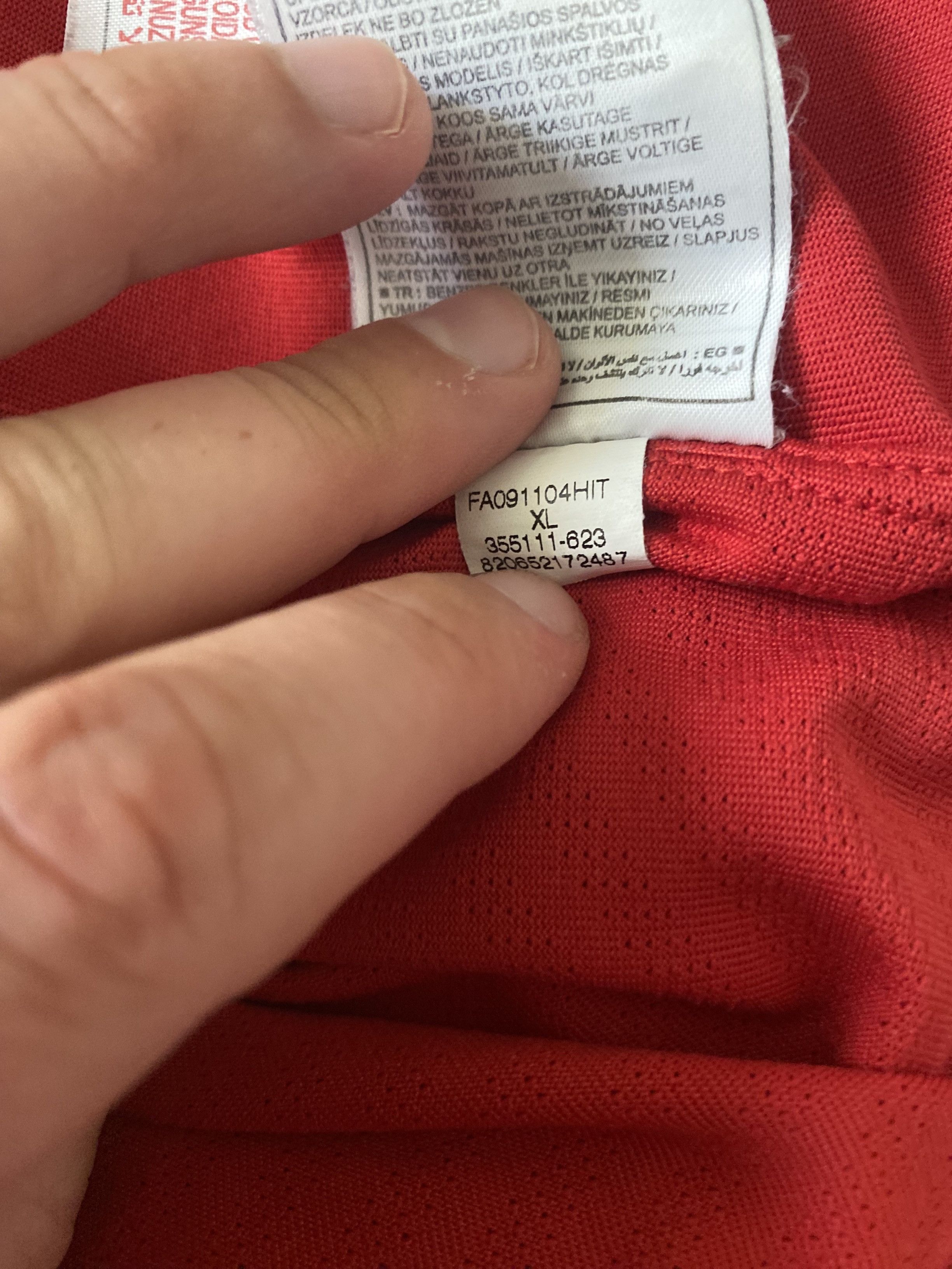 Nike MANCHESTER UNITED 2009 - 2010 - Nike - Long Sleeve 158/170 Size US S / EU 44-46 / 1 - 8 Thumbnail