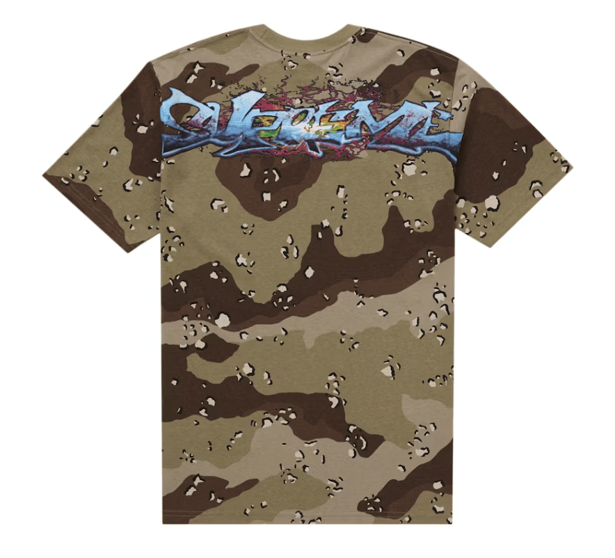 Supreme Supreme Tag Tee Chocolate Chip Camo Size M Size US M / EU 48-50 / 2 - 2 Thumbnail