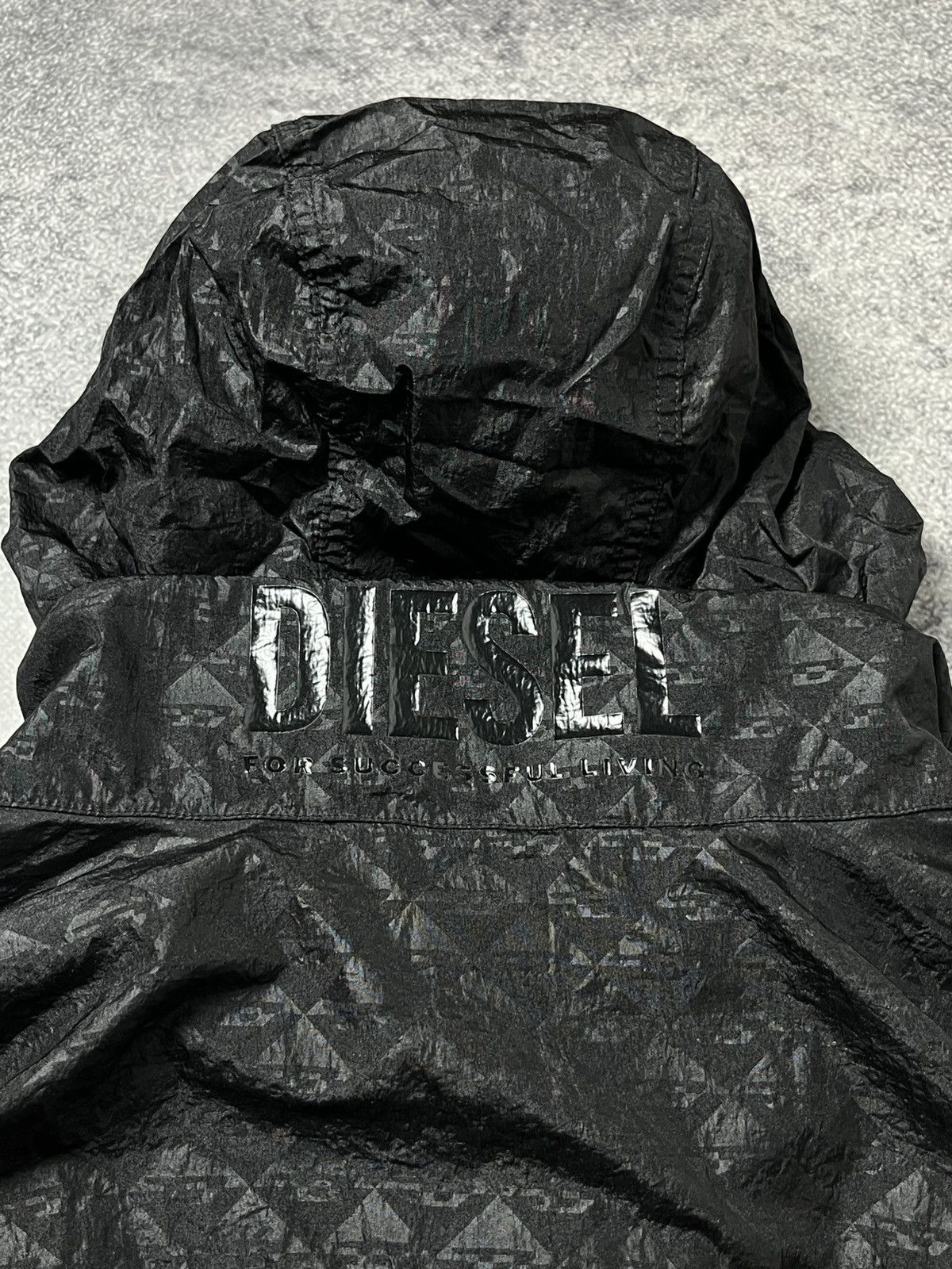 Diesel 🔥RRP $350 DIESEL SPORT 2025 MONOGRAM ANORAK NYLON JACKET Size US M / EU 48-50 / 2 - 10 Thumbnail