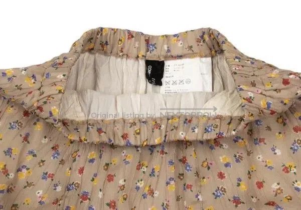 Comme des Garcons Comme Des Garcons size F Brown vintage floral design half Size 23" - 5 Thumbnail