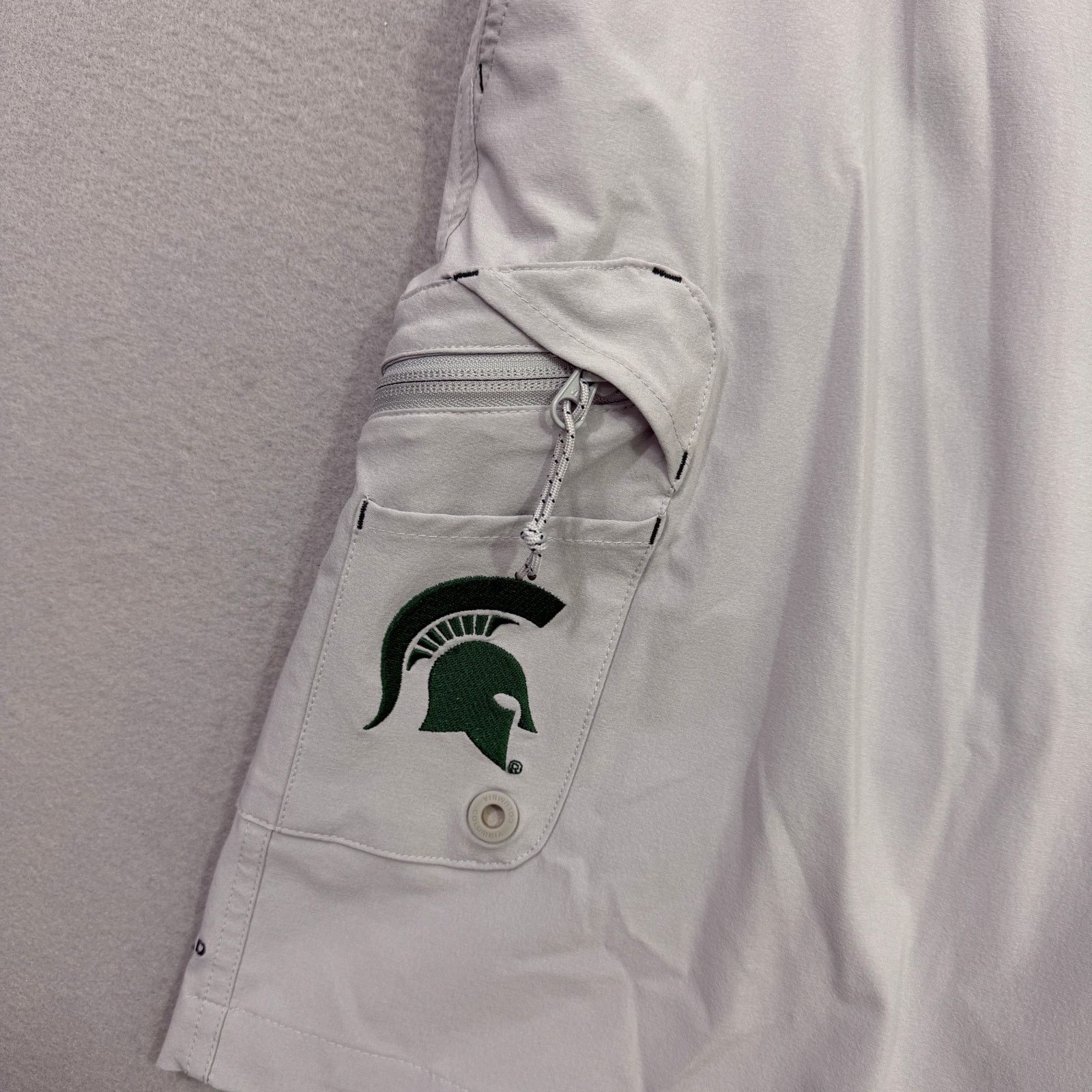 Columbia Columbia PFG Michigan State Spartans Shorts Men's 38 Gray Size US 38 / EU 54 - 3 Thumbnail