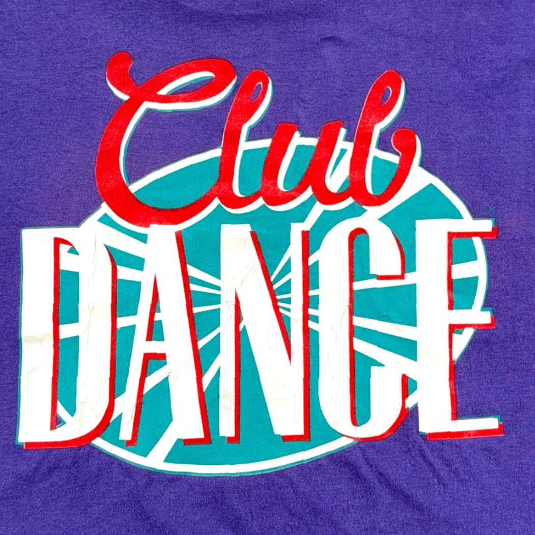 Vintage VINTAGE Club Dance Shirt Adult XL Purple Tennessee USA 90s Shirt Men XL Purple Club Dance 90s USA Tennessee Size US XL / EU 56 / 4 - 2 Thumbnail