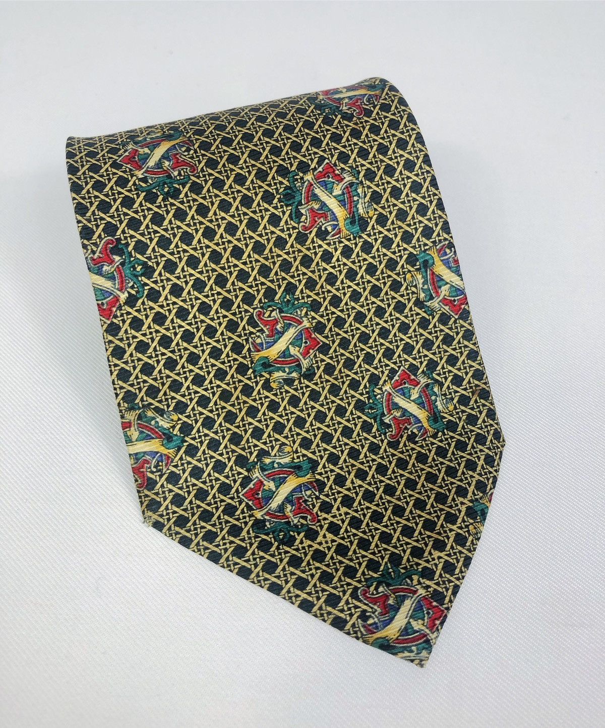 Rare Vintage Christian Dior Monsieur Silk Tie