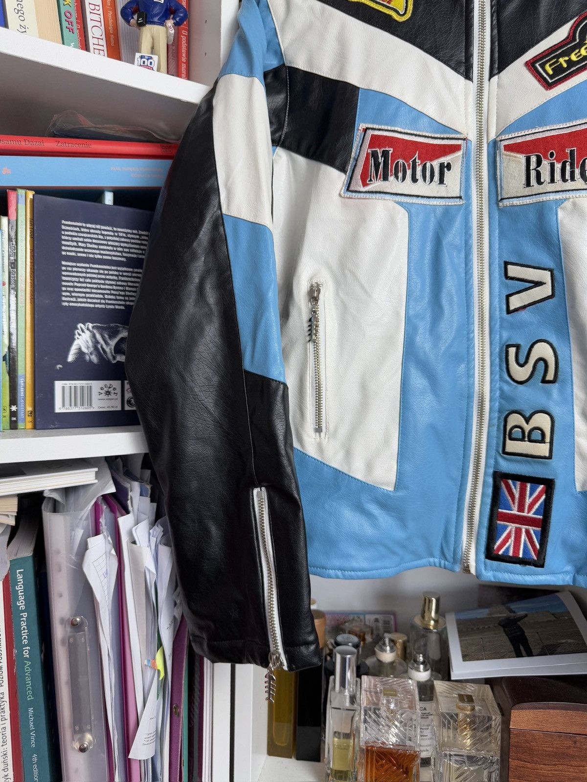 Other Vintage y2k moto biker cropped racing jacket M trend archive Size US M / EU 48-50 / 2 - 4 Thumbnail