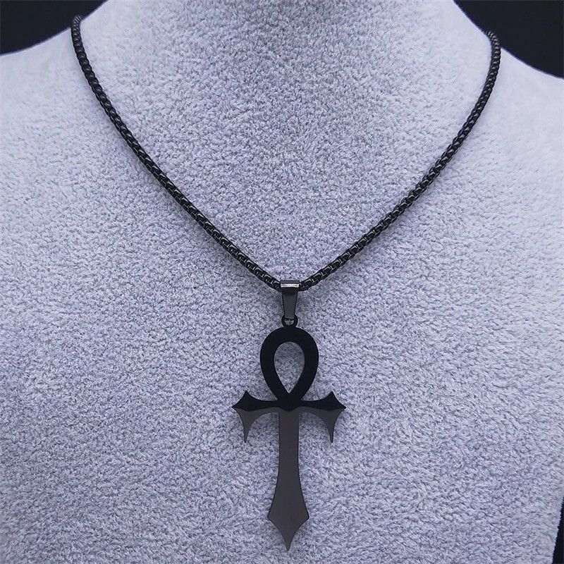 Jewelry × Vintage Goth Egyptian Cross Ankh Key of Life Necklace Size ONE SIZE - 5 Thumbnail