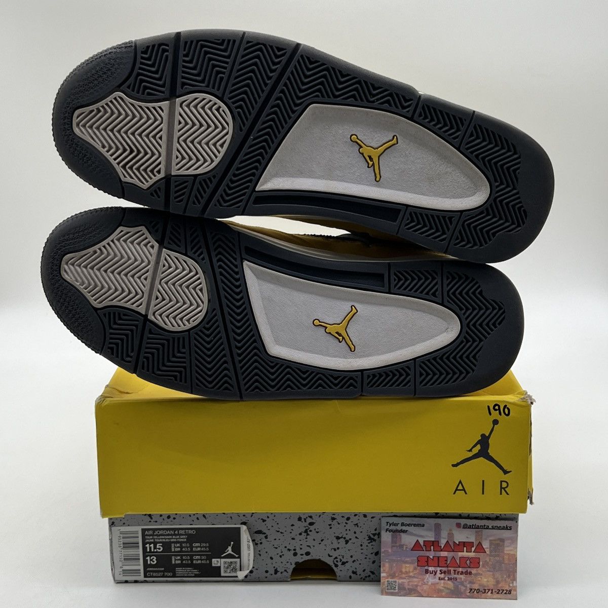 Jordan Brand Air Jordan 4 lightning Size US 11.5 / EU 44-45 - 8 Thumbnail