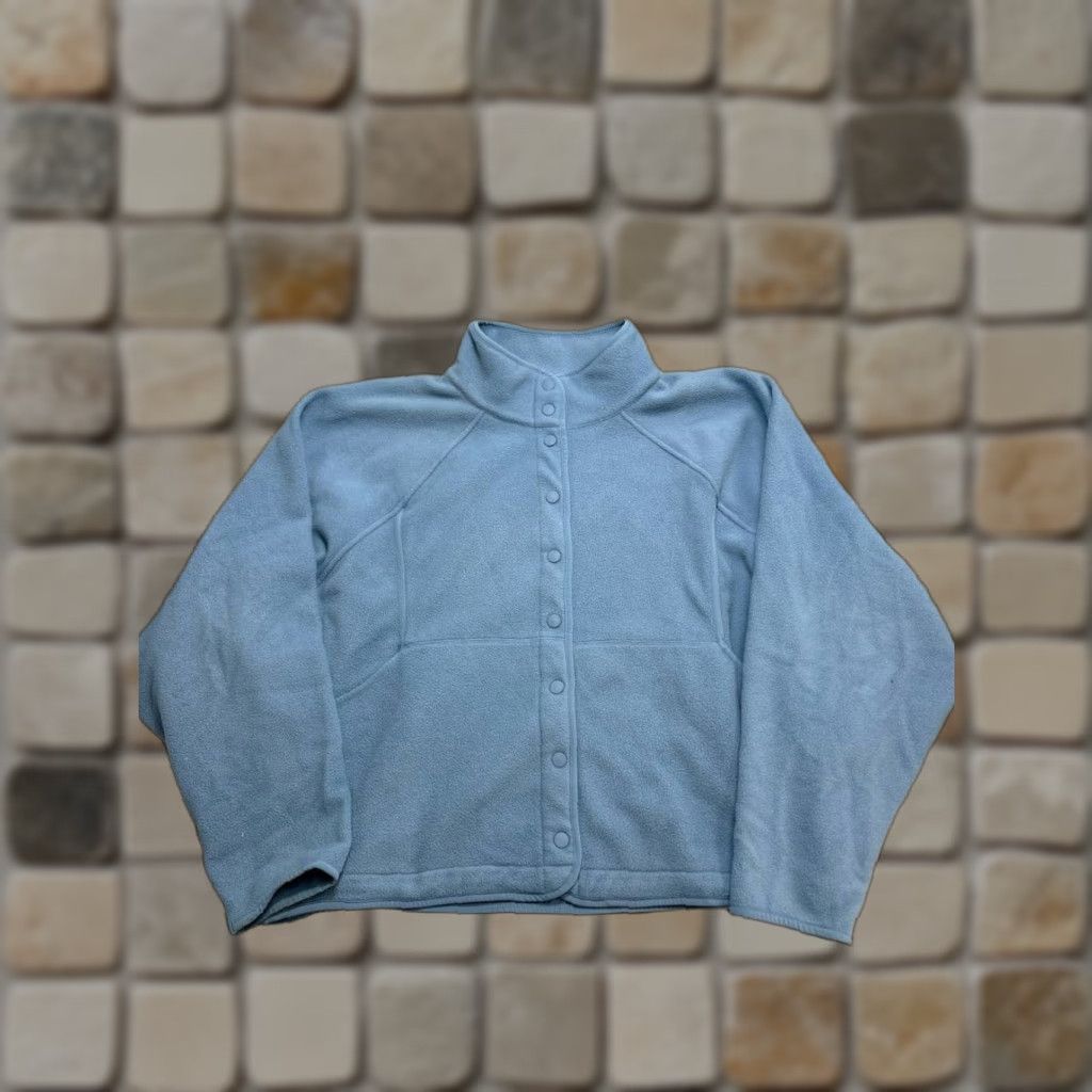 Outdoor Voices Outdoor Voices RecFleece Snap Jacket Womens 2XL Blue Size XXL / US 16-18 / IT 52-54 - 1 Thumbnail