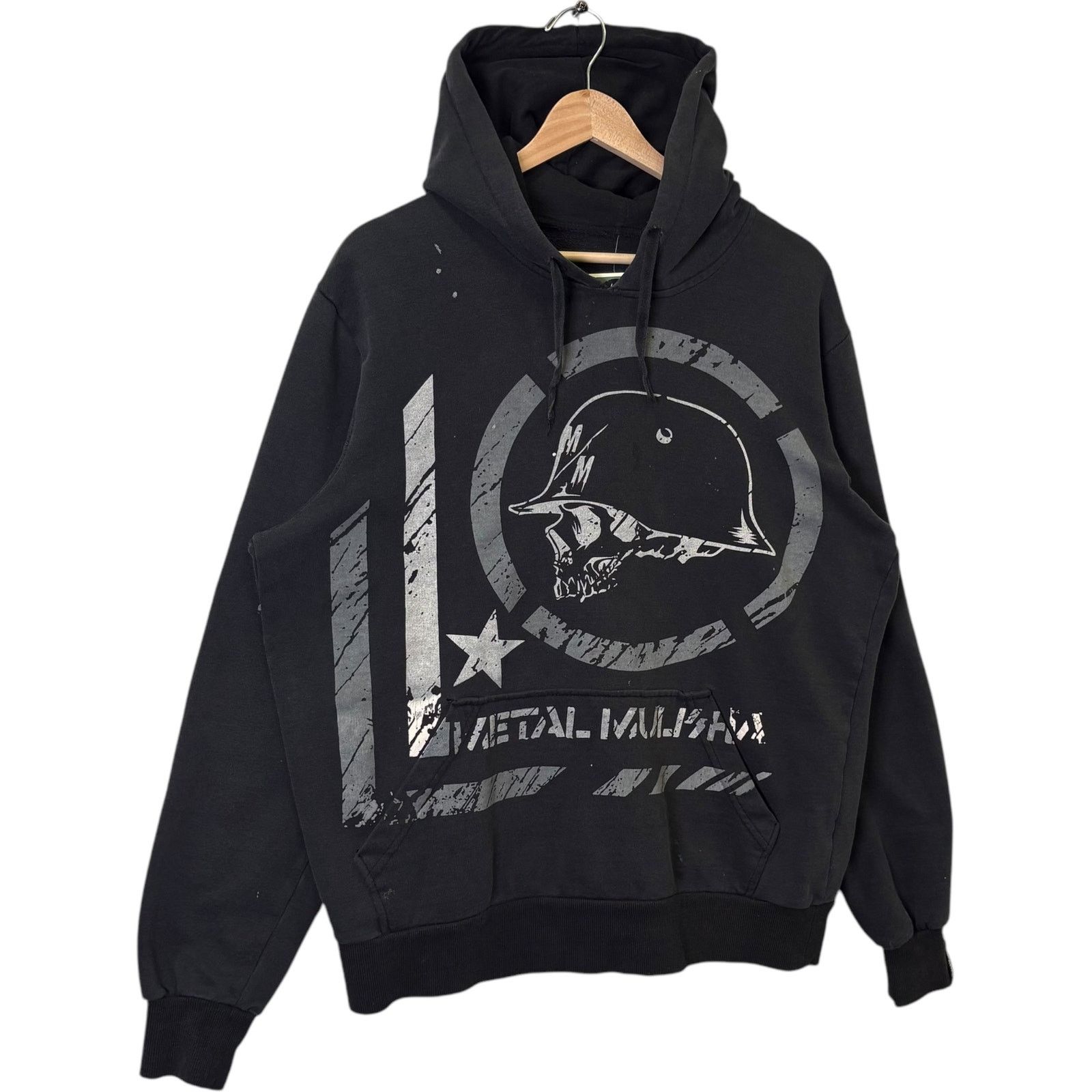 Vintage Vintage Metal Mulisha Military Skull Hoodie XL Size US XL / EU 56 / 4 - 4 Thumbnail