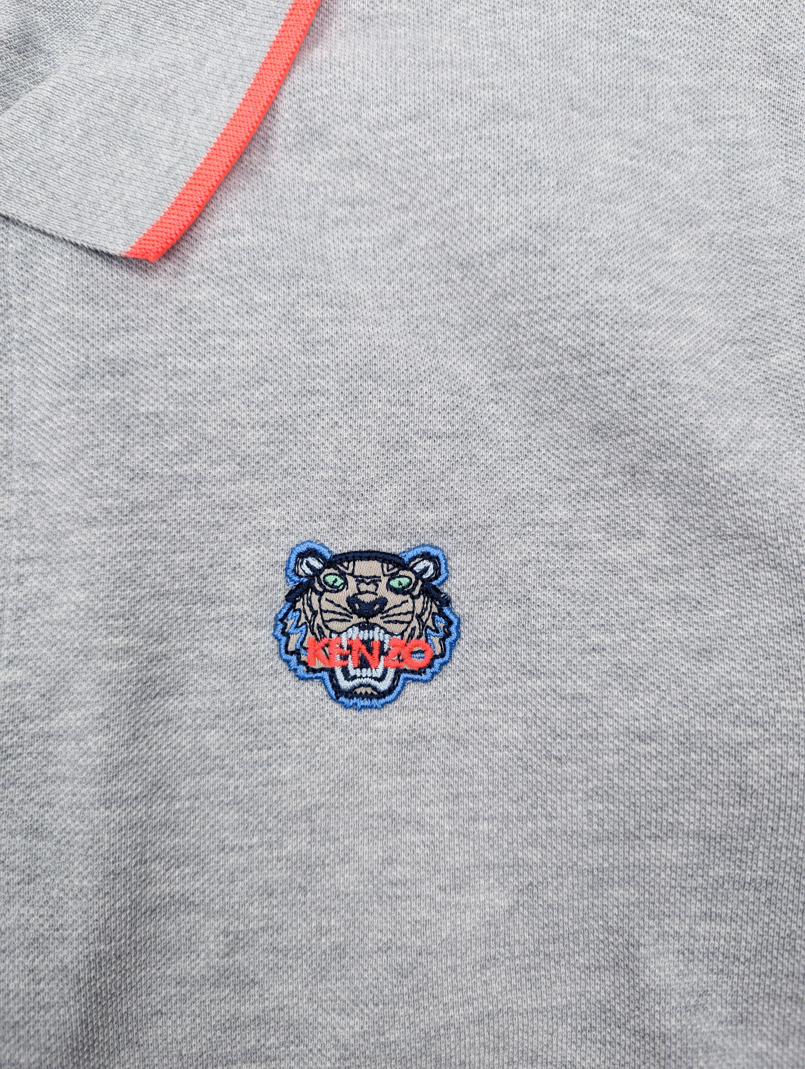 Kenzo Kenzo grey polo t-shirt M Size US M / EU 48-50 / 2 - 4 Thumbnail