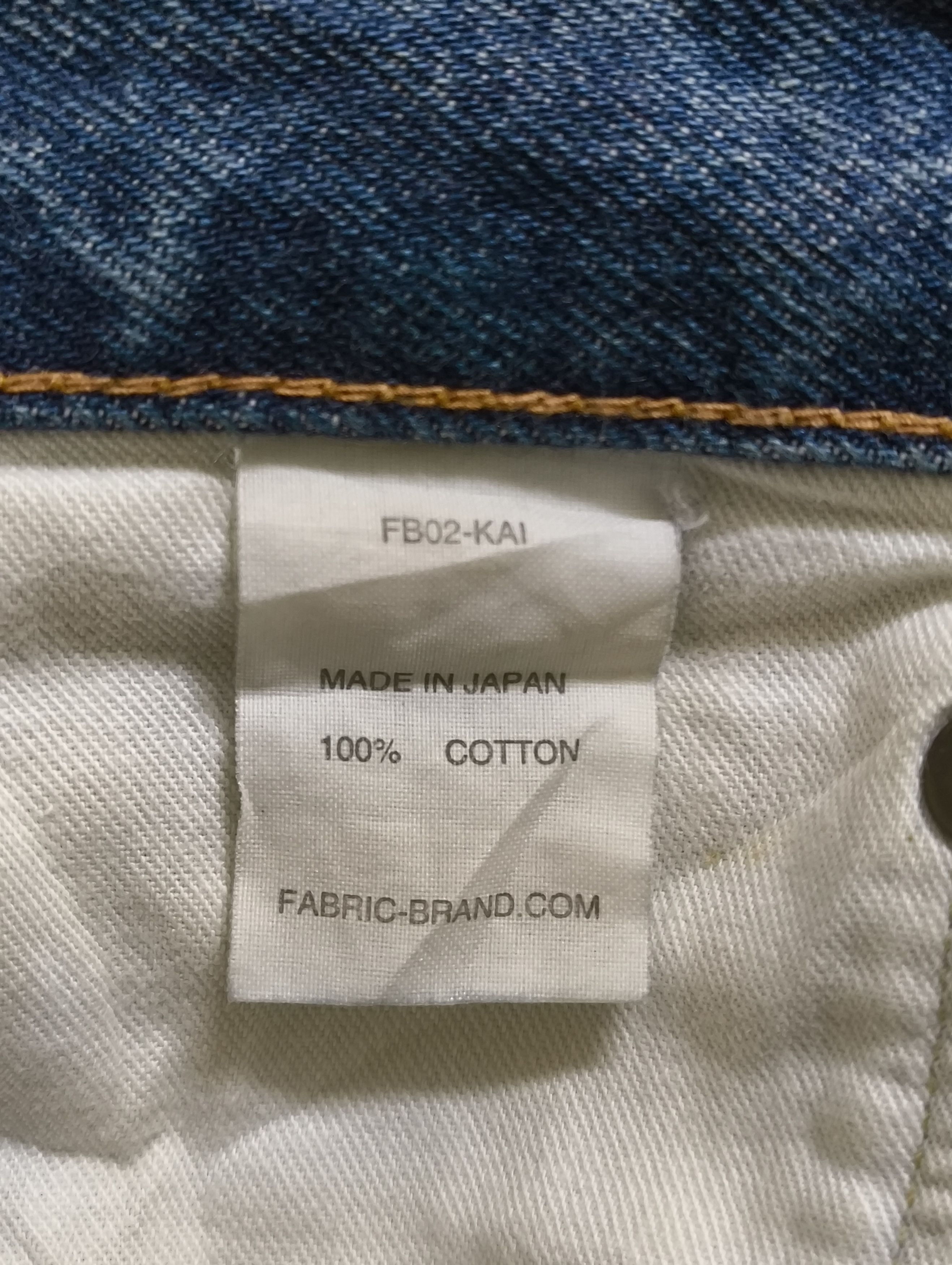Fabric Brand & Co. FABRIC BRAND SELVEDGE DENIM DISTRESSED Size US 34 / EU 50 - 9 Thumbnail