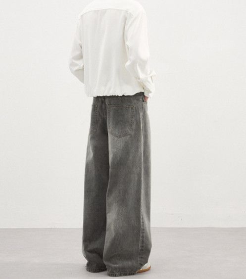 Vintage American high street men's washed wide-leg baggy jeans Size US 32 / EU 48 - 3 Thumbnail