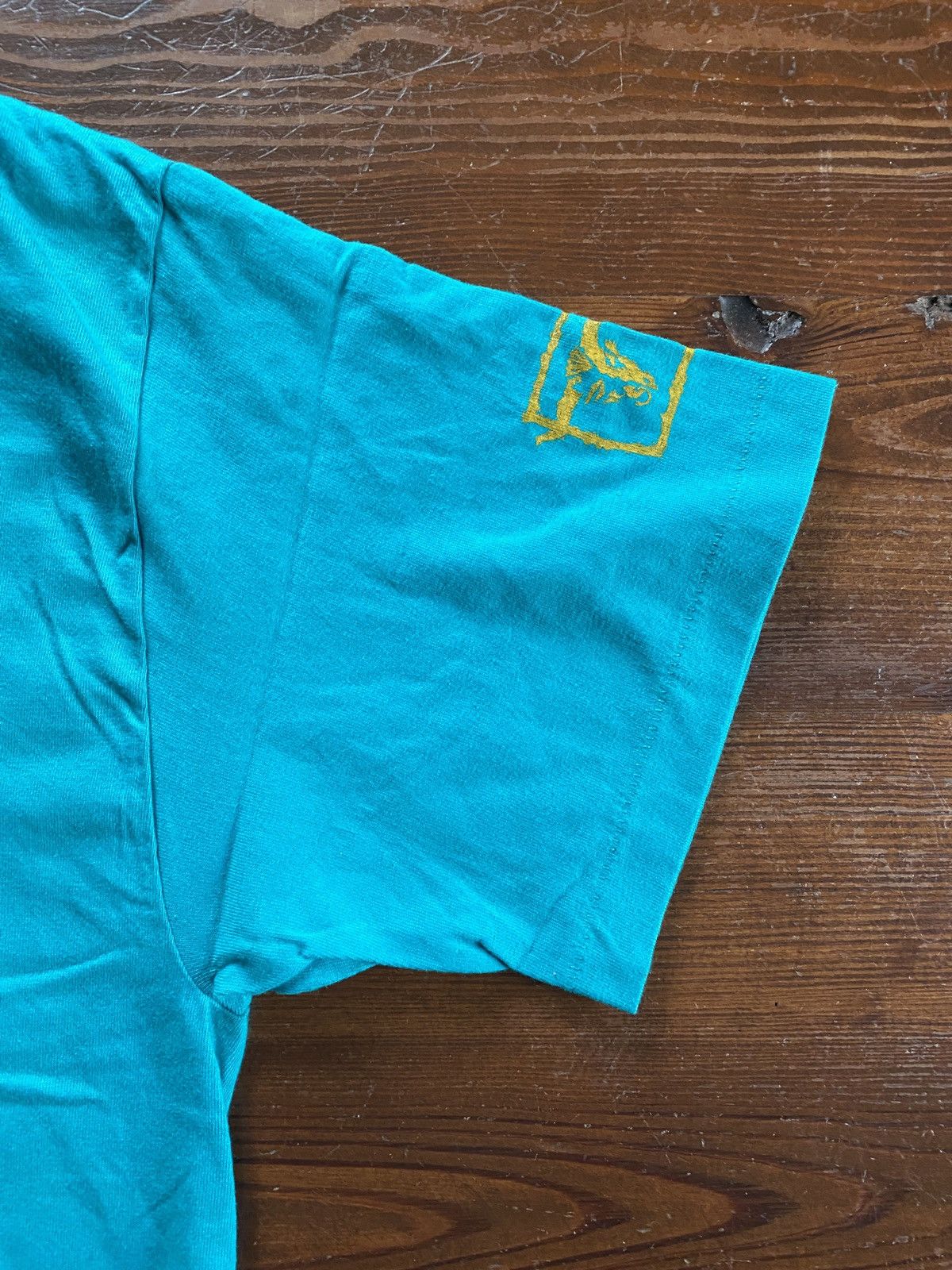 Hanes × Vintage Vintage ‘91 Red Sage Bull Skull Turquoise Single Stitch Tee Size US L / EU 52-54 / 3 - 9 Thumbnail