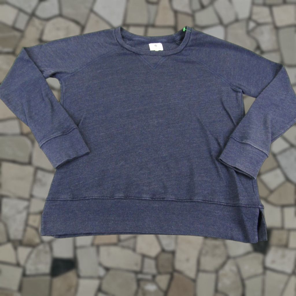 Sundry Sundry Sweater Womens Small Blue Lightweight Pullover Popover Raglan Triblend Size S / US 4 / IT 40 - 1 Thumbnail