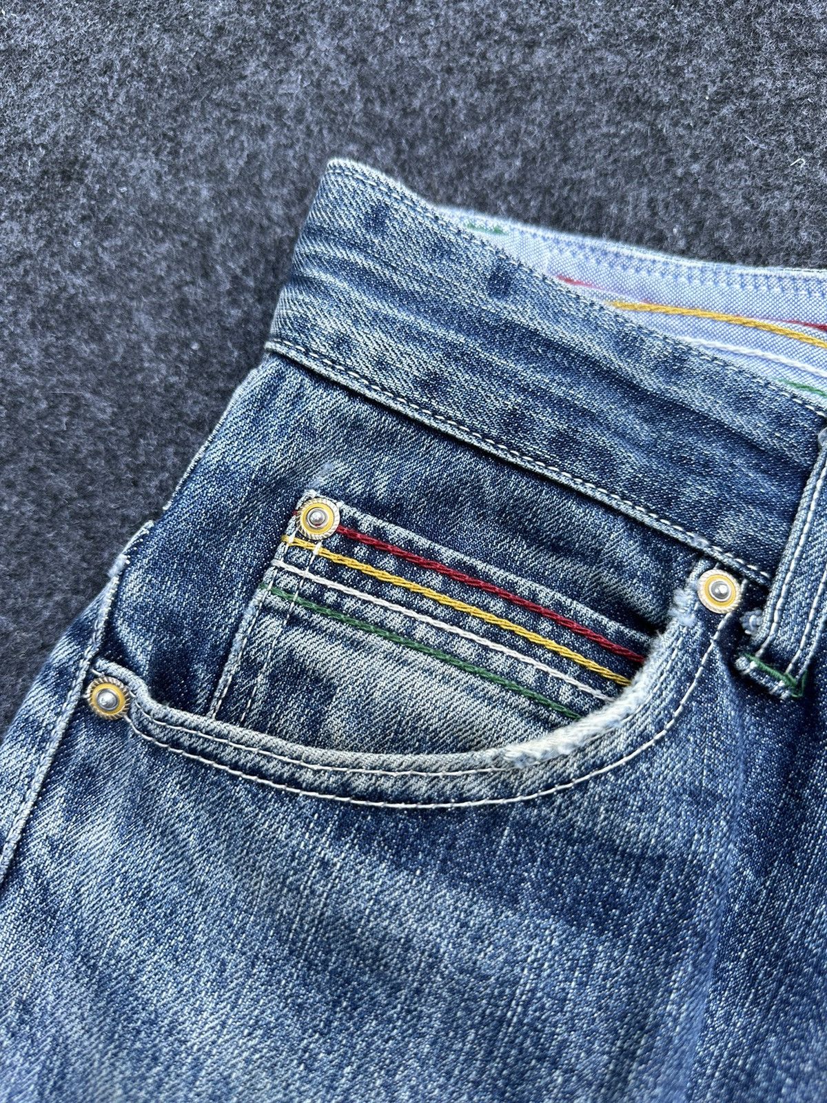 Beauty Beast × Designer × Vintage Vintage arrnold palmer selvedge faded washed denim D46 Size US 30 / EU 46 - 11 Thumbnail