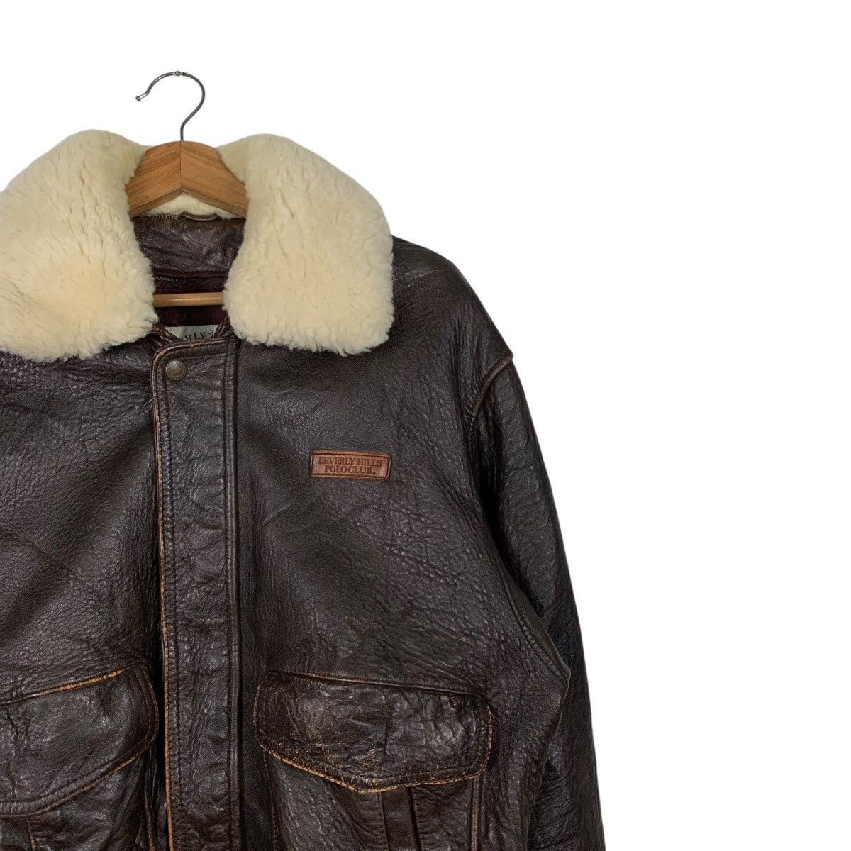 Beverly Hills Polo Club Vintage BEVERLY HILLS POLO CLUB A2 Leather Jacket #2354-C105 Size US M / EU 48-50 / 2 - 5 Thumbnail