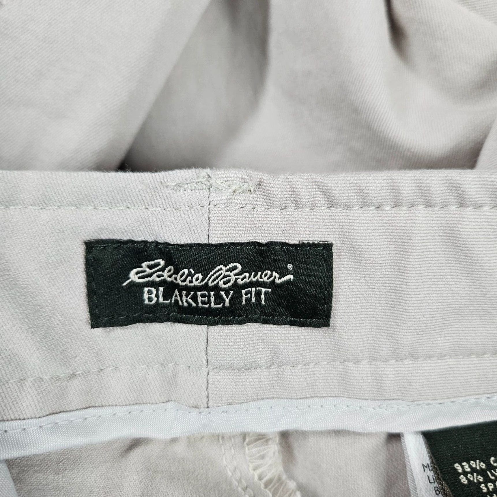 Eddie Bauer Eddie Bauer Womens Blakely Fit Pants Sz 6 Beige Mid Rise Straight Leg Chino Pants Womens Size 28" / US 6 / IT 42 - 7 Thumbnail