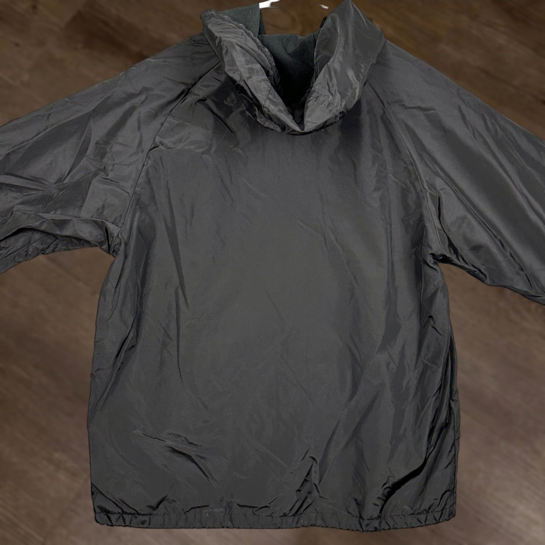 Brixton Brixton Jacket Mens Medium Black Windbreaker Fleece Lined Full Zip Hooded Coat Size US M / EU 48-50 / 2 - 1 Thumbnail