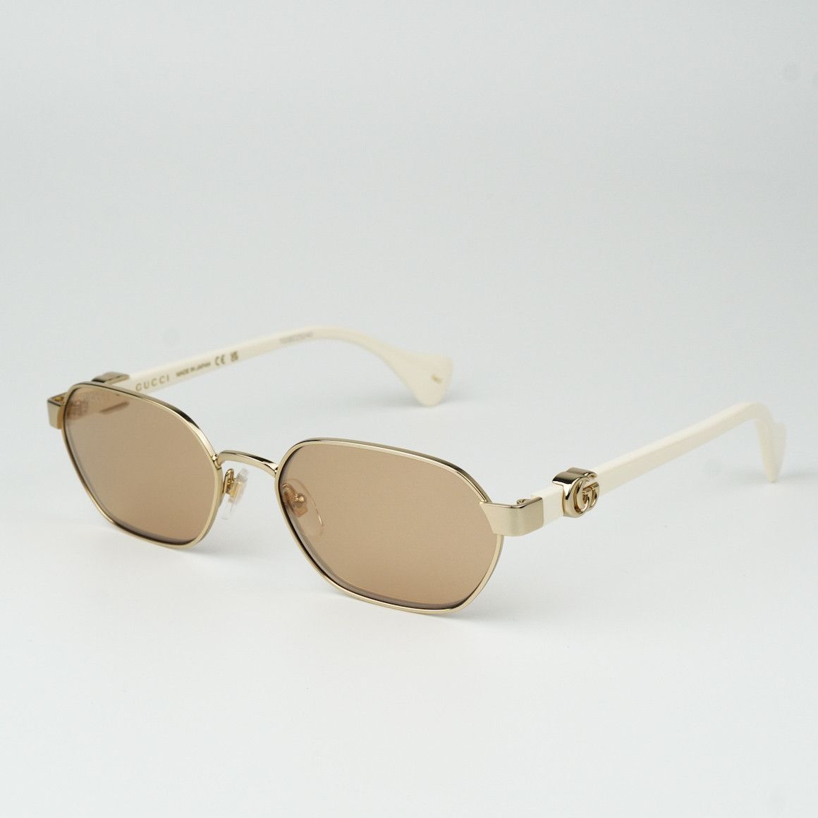 Gucci NEW Gucci GG1593S 002 Geometric Unisex Sunglasses GG 1593S Size ONE SIZE - 1 Thumbnail