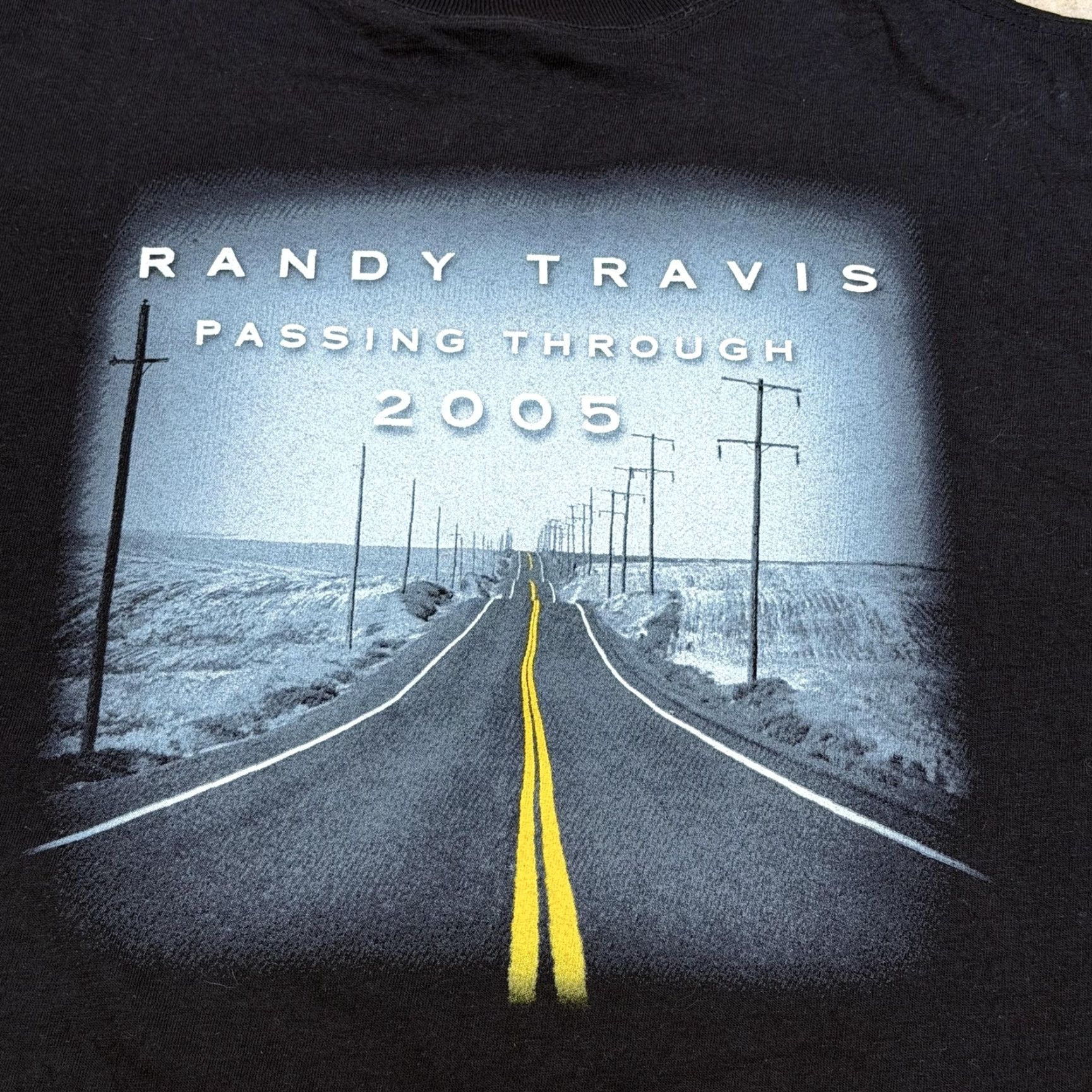 Vintage VINTAGE Randy Travis Shirt Mens 2XL Black 2005 Passing Through Tour 2000s Size US XXL / EU 58 / 5 - 7 Thumbnail