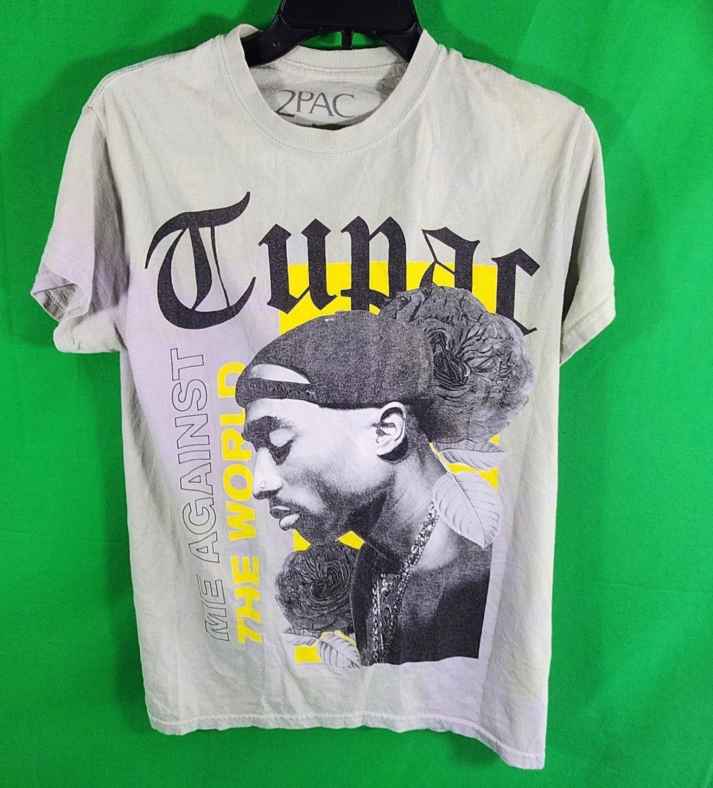 The Unbranded Brand Vintage Tupac Shakur Graphic T-Shirt - Me Against the World Size US S / EU 44-46 / 1 - 1 Thumbnail