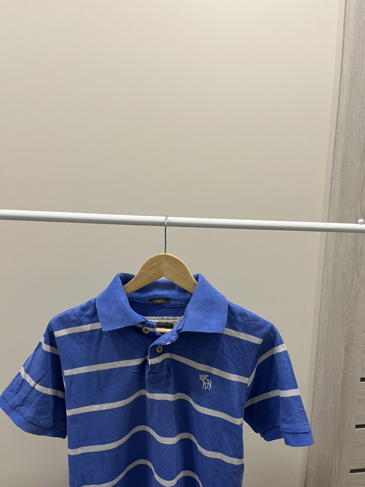 If Six Was Nine Abercrombie & Fitch Y2K Polo Shirt Striped USA Vintage Size US M / EU 48-50 / 2 - 2 Thumbnail
