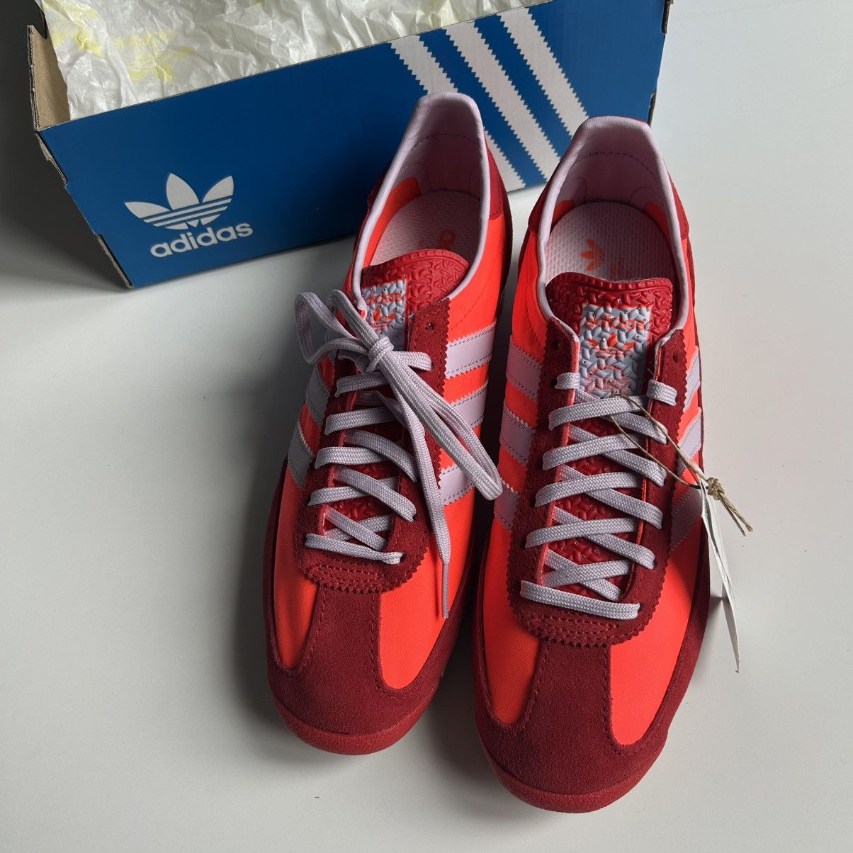 Adidas NEW Adidas Sl 72 OG ‘Solar Red/Ice Lavender’-Women’s size 8 Size US 8 / IT 38 - 4 Thumbnail