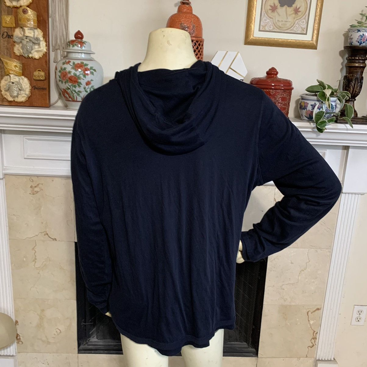 Vince Layered 100% Pima cotton Pull over Hoodie Size US XL / EU 56 / 4 - 6 Thumbnail
