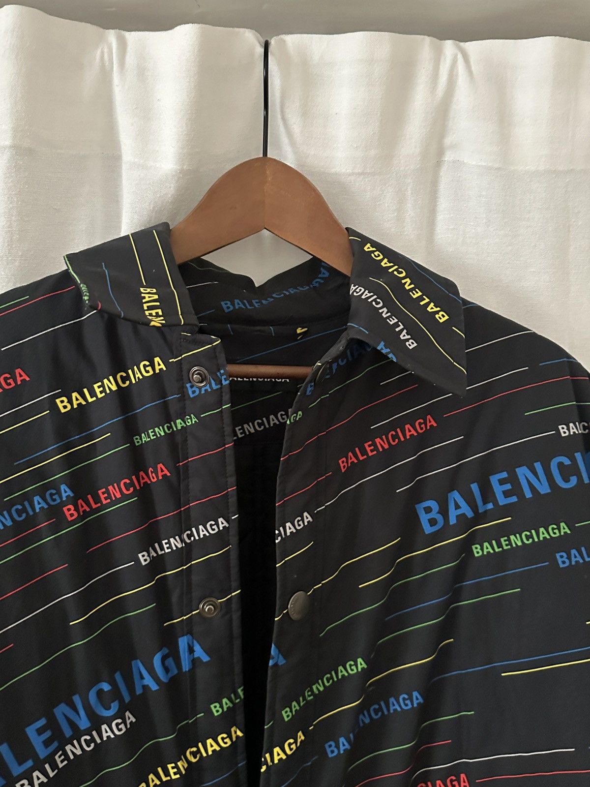 Balenciaga Balenciaga Padded Shirt Jacket Size US L / EU 52-54 / 3 - 4 Thumbnail