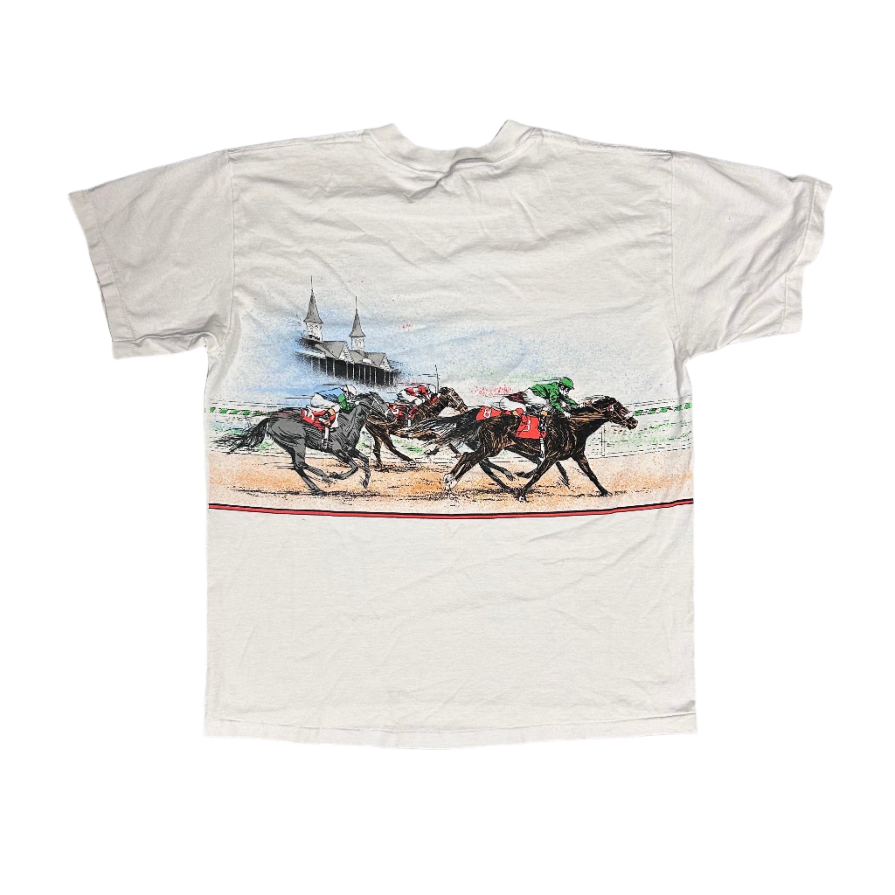 Other Vintage 1990 Kentucky Derby Single Stitch 90s T-Shirt Size US M / EU 48-50 / 2 - 2 Thumbnail