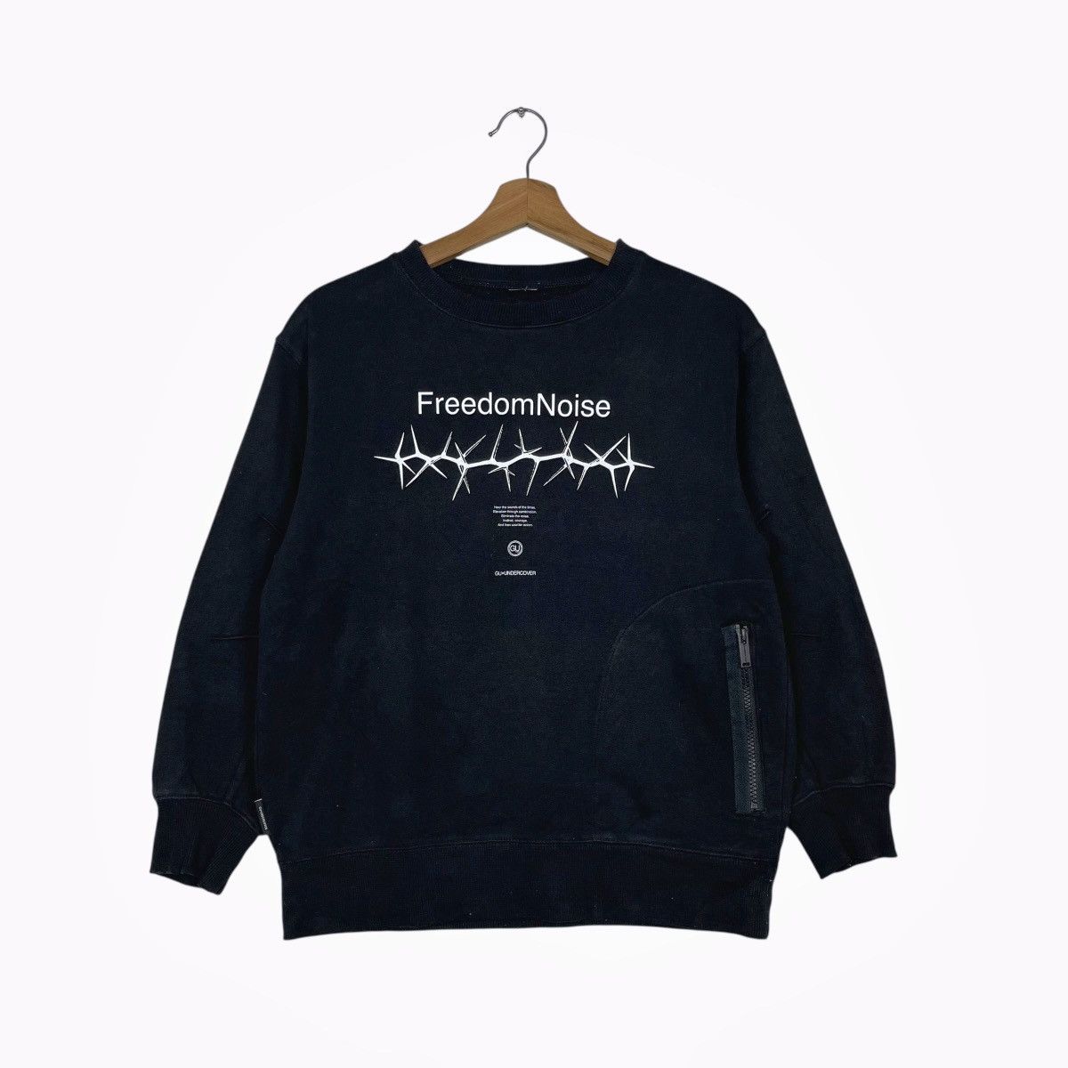 GU × Undercover GU Undercover Freedom Noise Sweatshirt Size US XS / EU 42 / 0 - 1 Thumbnail