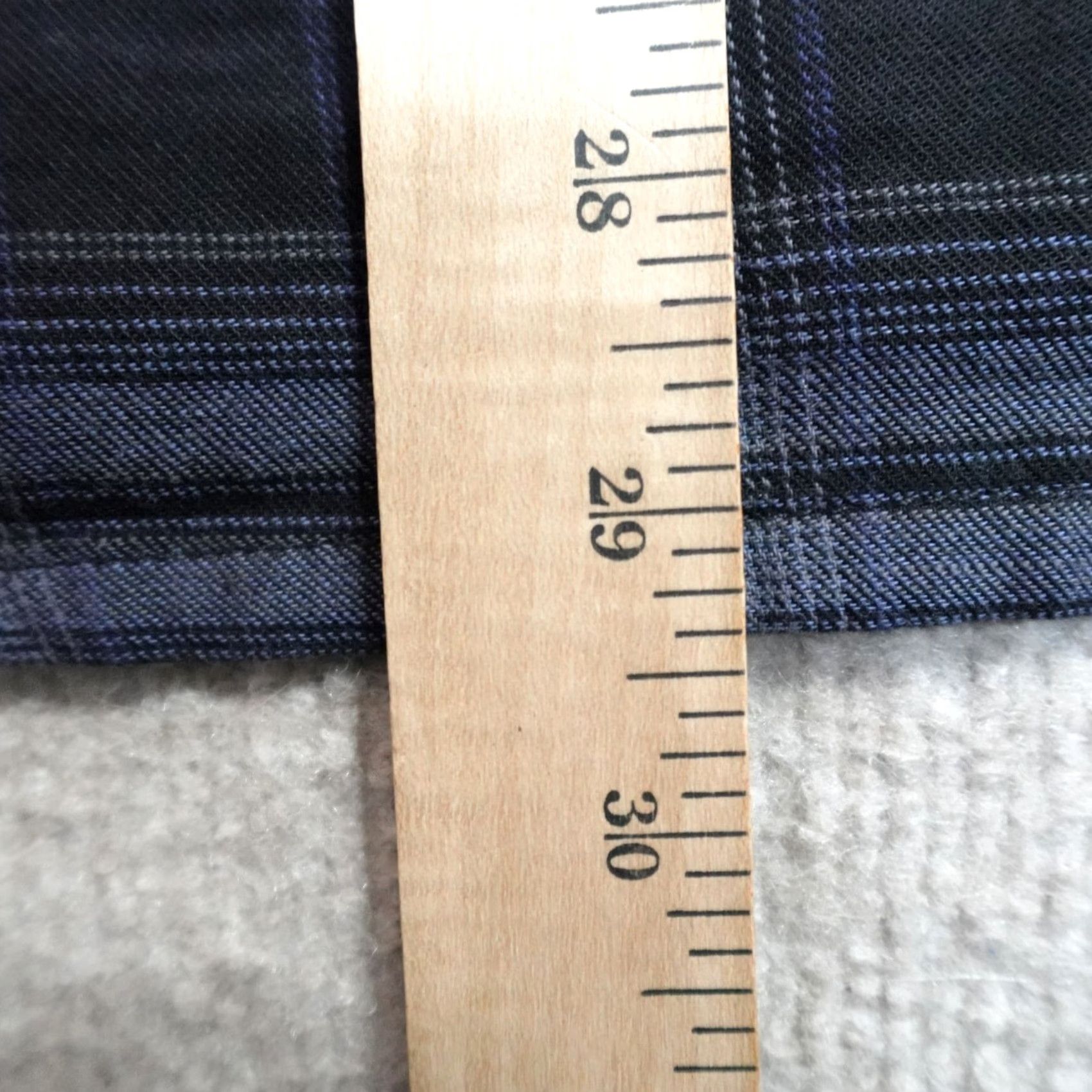 TravisMathew VINTAGE Travis Mathew Shirt Medium Black Blue Plaid Flannel Mens Button-Up Long Sleeve Cotton Checkered Plaid Shirt Size US M / EU 48-50 / 2 - 6 Thumbnail