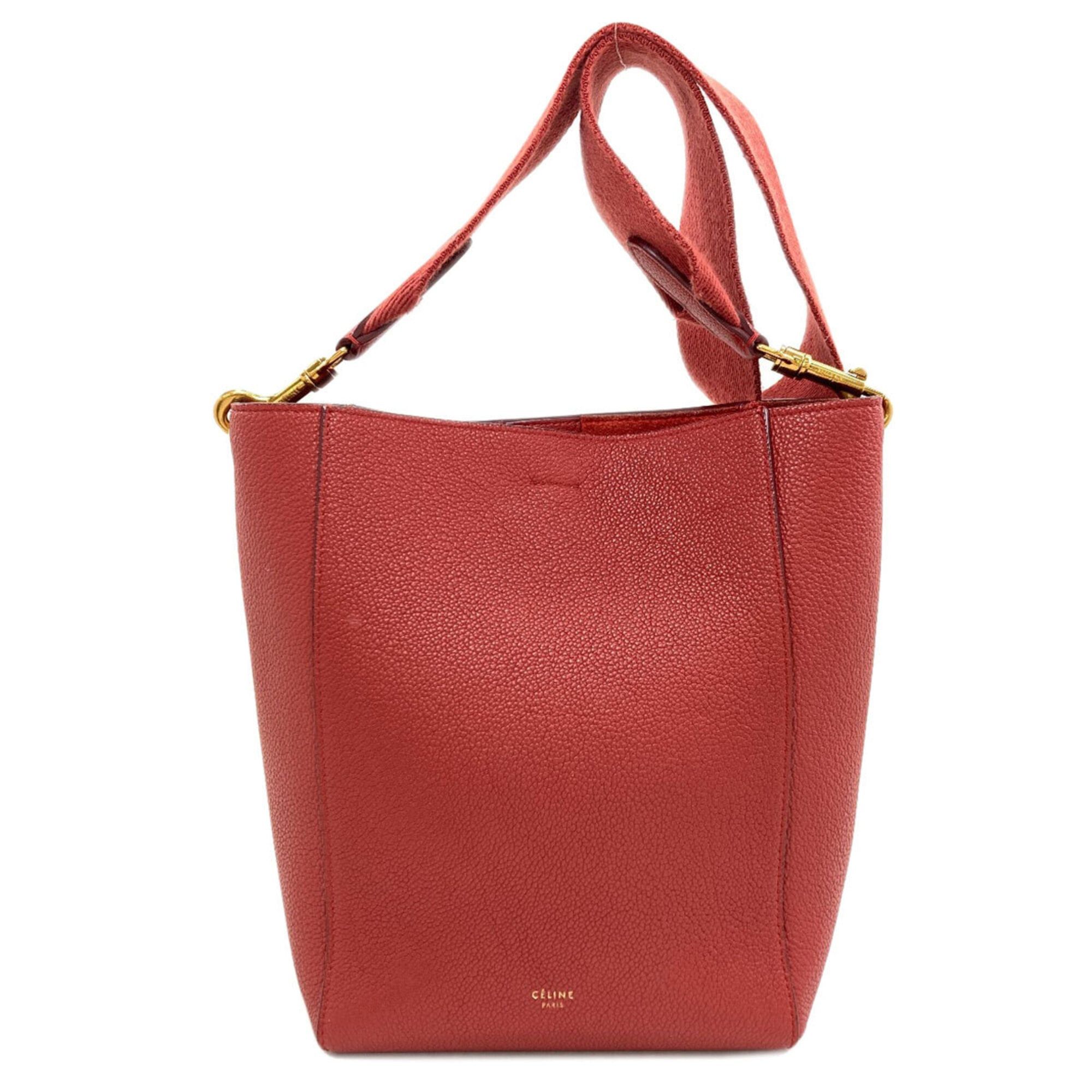 Celine Celine Sangle Bucket Shoulder Bag, Calfskin, Women's Size ONE SIZE - 1 Thumbnail
