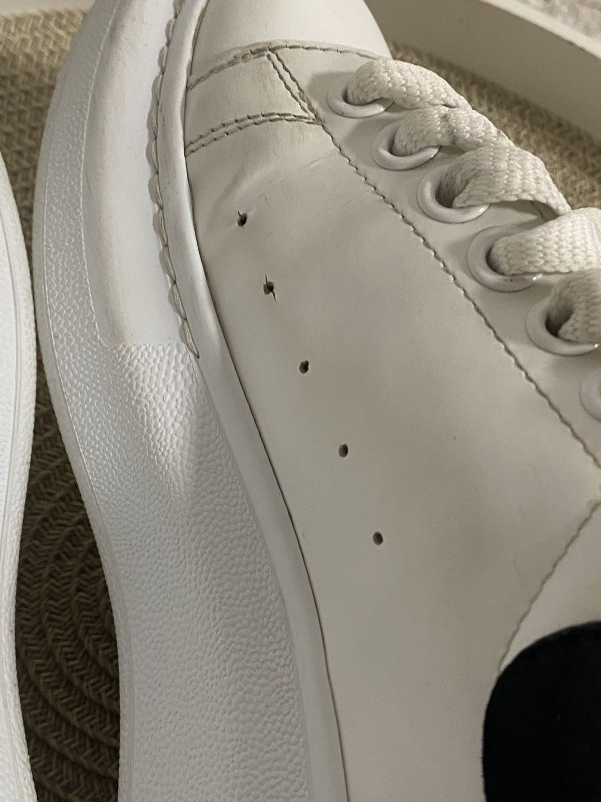 Alexander McQueen Alexander McQueen Oversized White Sneakers Size: 36 Size US 6 / IT 36 - 13 Thumbnail