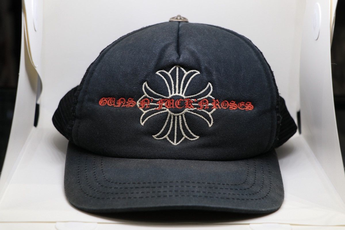 Chrome Hearts Guns N' Fuck'N Roses Trucker Hat | Grailed