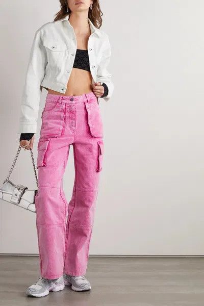 Off-White o1y1125 Denim Jacket in White Size L / US 10 / IT 46 - 4 Thumbnail